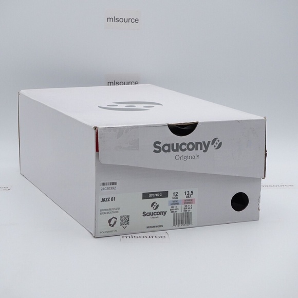 NEW Saucony Men's Jazz 81 Trailian Pack Sneakers S70745-3 Brown/Mustard/Coral - Picture 8 of 16